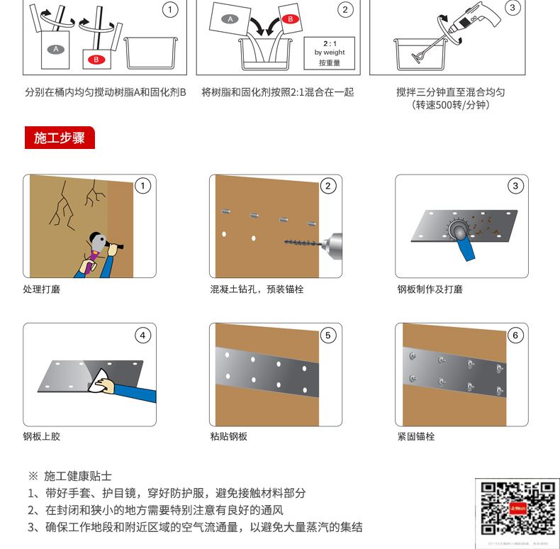 包钢阿拉尔农场粘钢加固施工过程